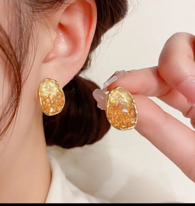 gold plated earrings
