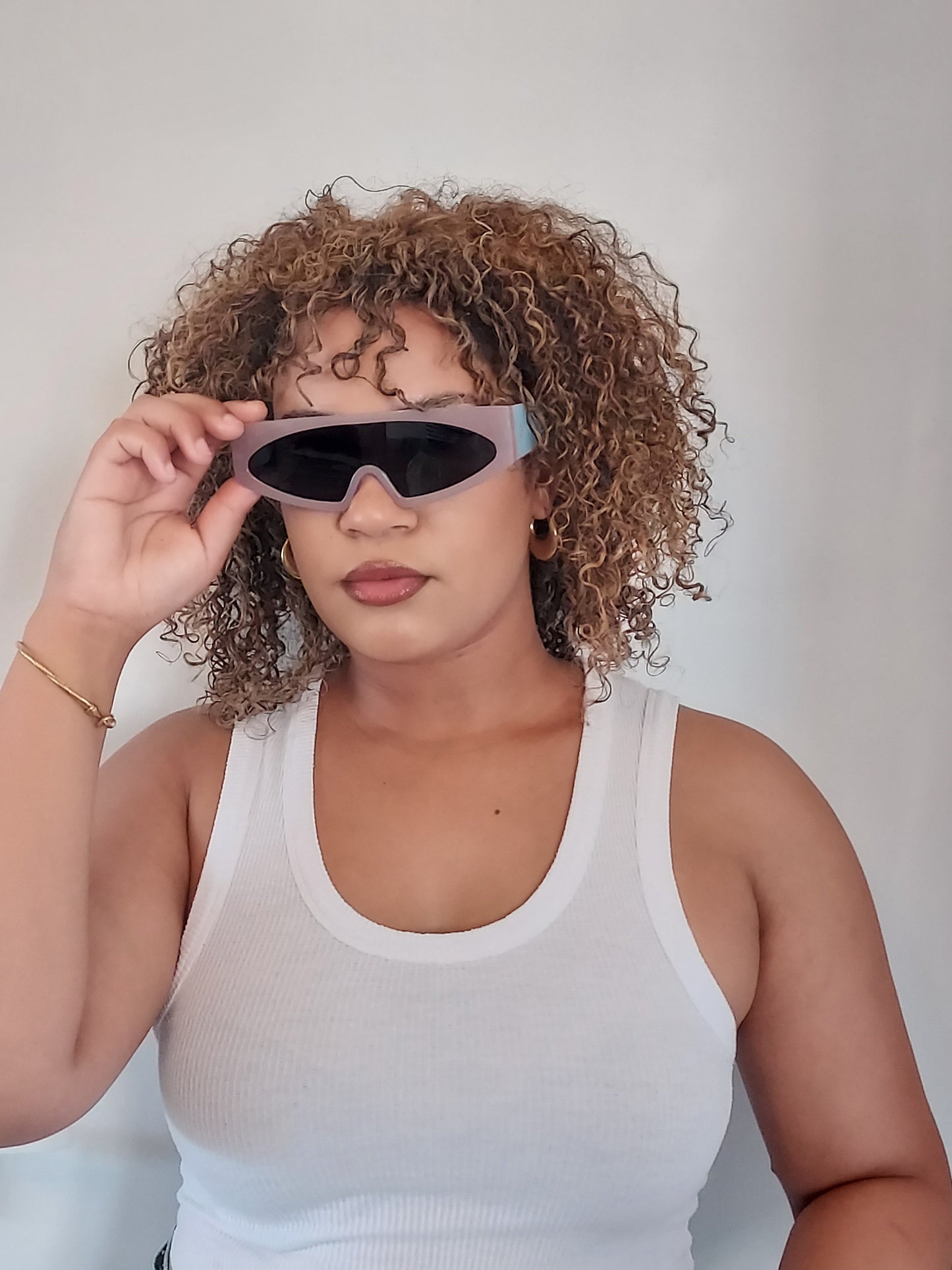 PURPLE-BLACK C3/SUNGLASSES