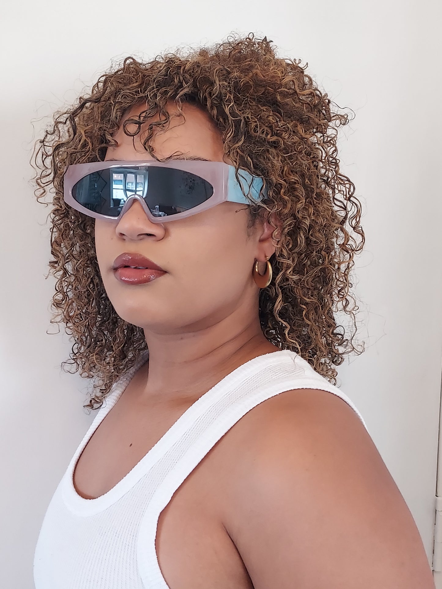 PURPLE-BLACK C3/SUNGLASSES