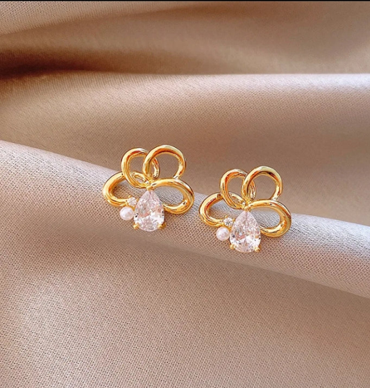 Zirconia earrings