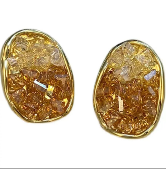 gold plated earrings