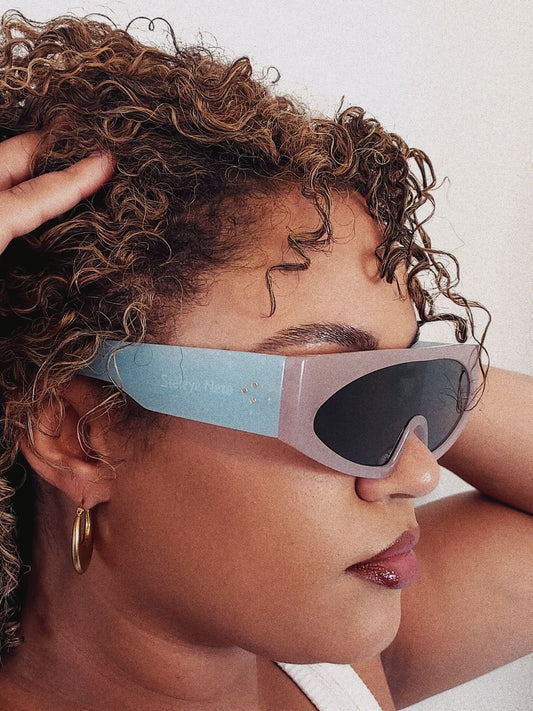 PURPLE-BLACK C3/SUNGLASSES